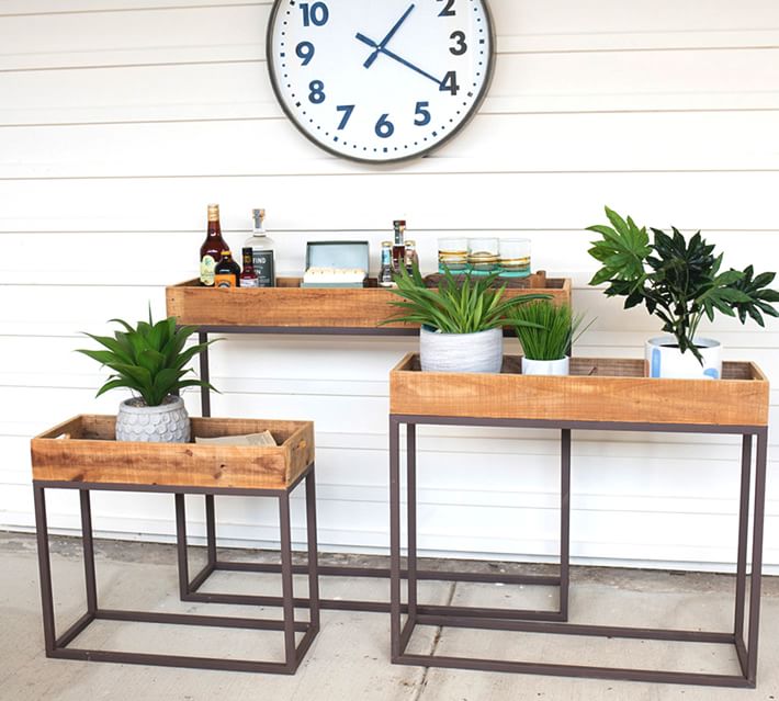 Outdoor Plant Console Tray