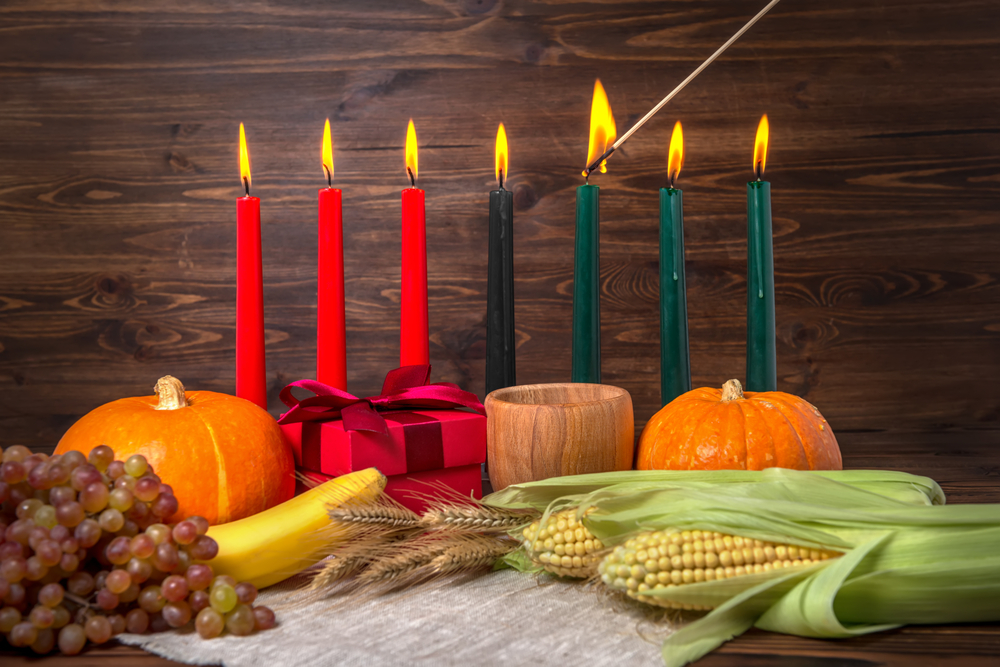 Kwanzaa traditional candles