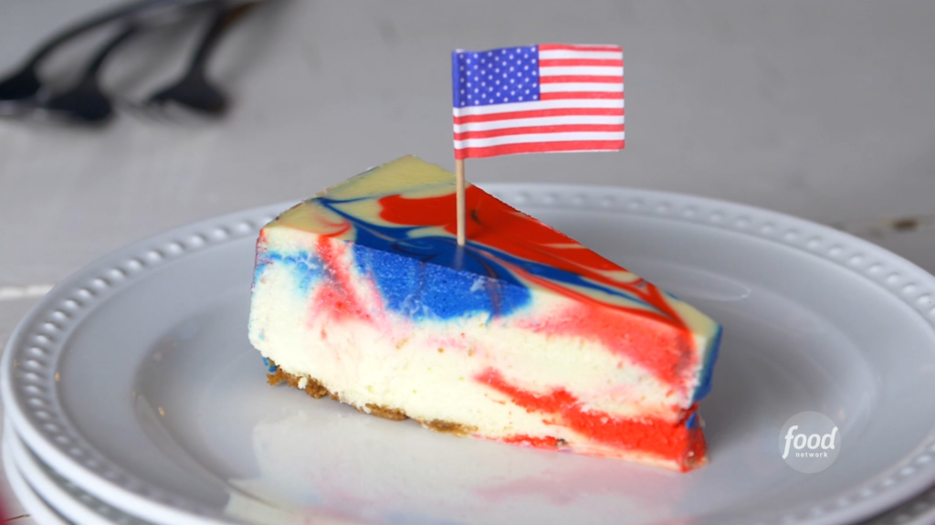 Red, White and Blue Cheesecake